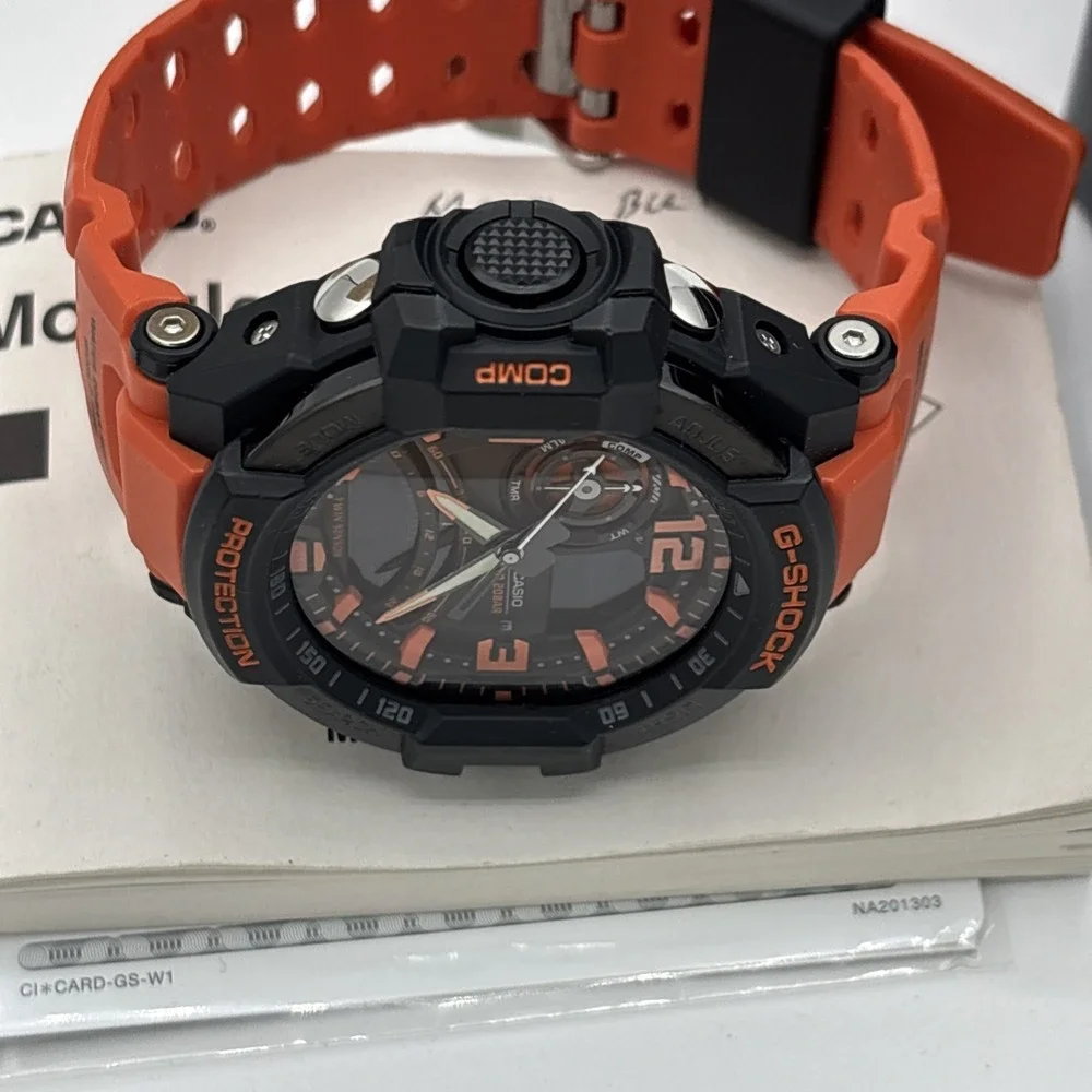 CASIO‎ GA-1000-4A G-SHOCK SKY COCKPIT Quartz Orange Black